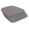 Flash Furniture 4PK Gray Poly Resin Seats for Stools & Chairs, 4PK 4-JJ-SEA-PL01-GY-GG - alternate 7